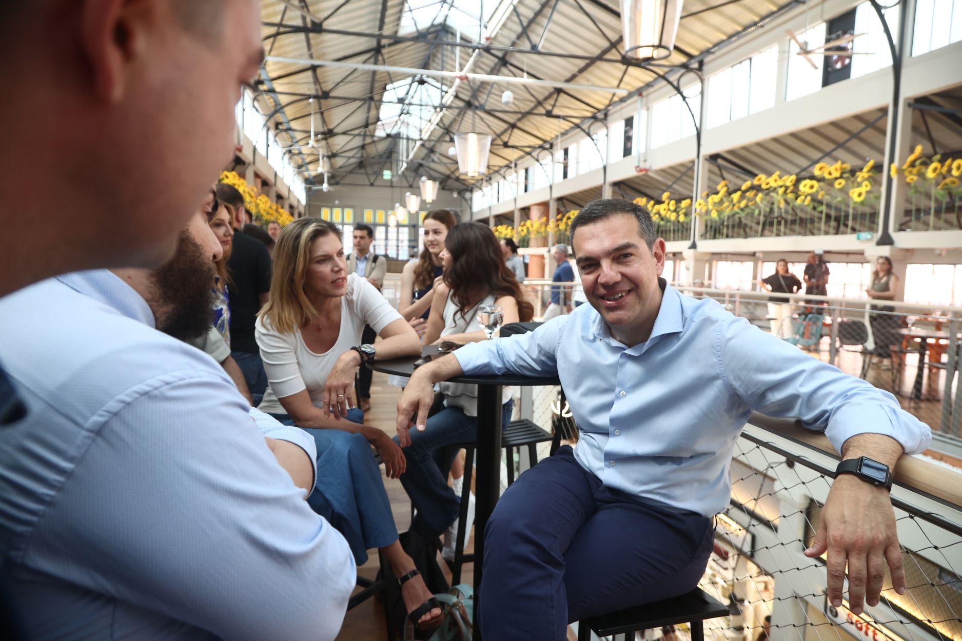 Θεσσαλονίκη: Στην Αγορά Μοδιάνο ο Τσίπρας για την καθιερωμένη συνάντηση με τους δημοσιογράφου