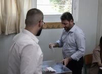 Εκλογές 2023: Στο Αρκαλοχώρι ψήφισε o Νίκος Ανδρουλάκης