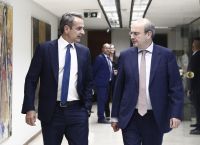 Στο υπουργείο Οικονομικών ο Μητσοτάκης -H πρώτη  επίσκεψη σε υπουργείο