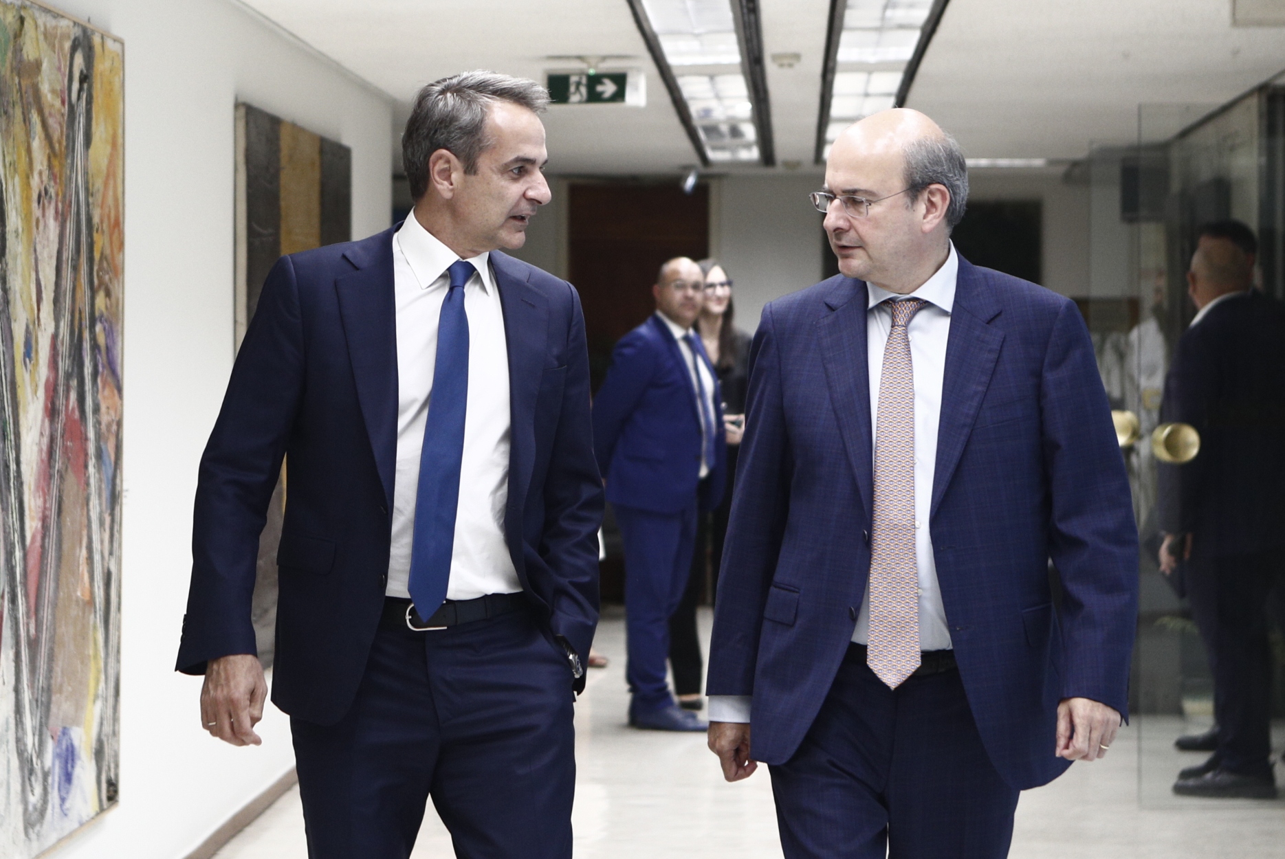 Στο υπουργείο Οικονομικών ο Μητσοτάκης -H πρώτη  επίσκεψη σε υπουργείο