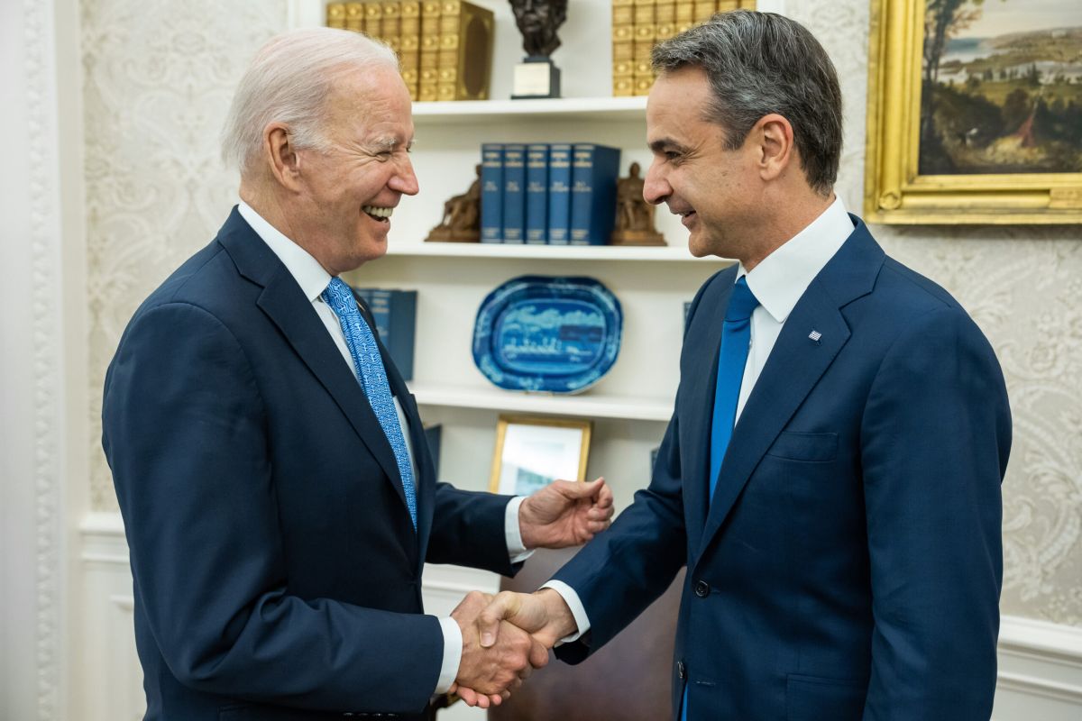 Τηλεφωνική Επικοινωνία Μητσοτάκη με τον Πρόεδρο των ΗΠΑ Joe Biden