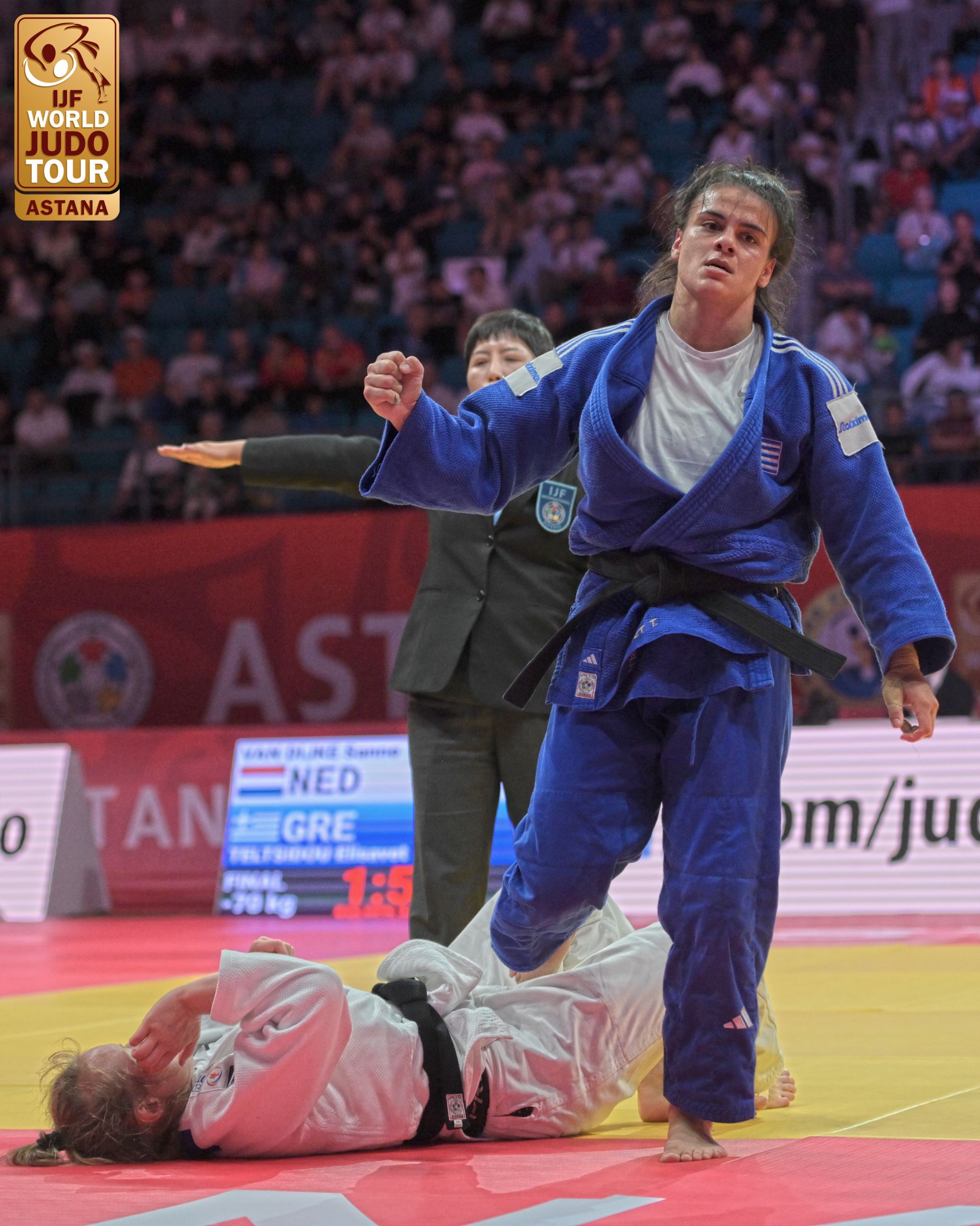 Greece’s Elisavet Teltsidou wins Gold