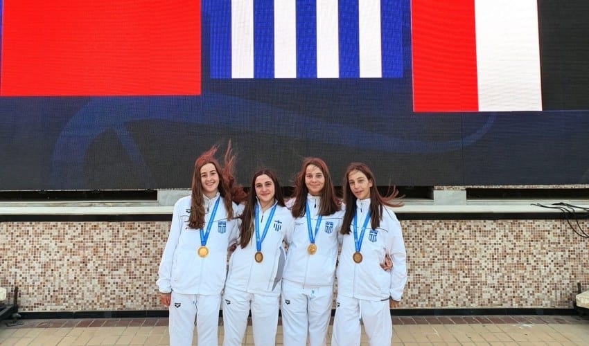 Gold medal for Sofianna Tsianou at the swimming world junior championship!
