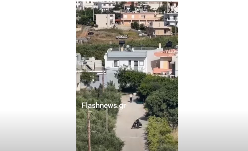 Βίντεο από την έφοδο στο σπίτι του 56χρονου στην Κίσαμο που απειλούσε να ανατιναχτεί