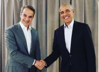 Mitsotakis meets Obama: “We discussed our shared values”