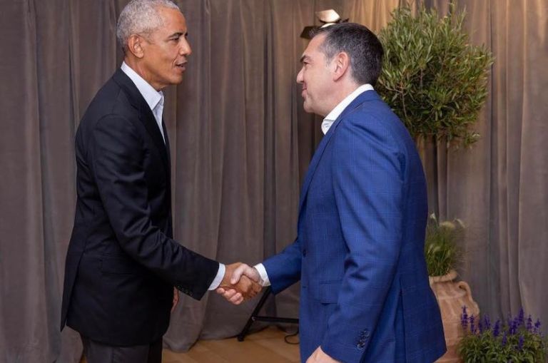 Tsipras thanks Obama for supporting Greece in tough times as US president