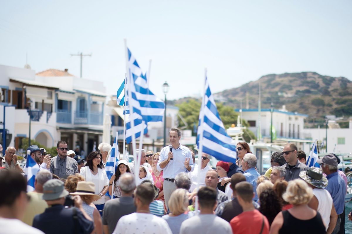 Μητσοτάκης από Λειψούς: Η πατρίδα μας έχει σύνορα σε θάλασσα, αέρα, στεριά και φυλάσσονται
