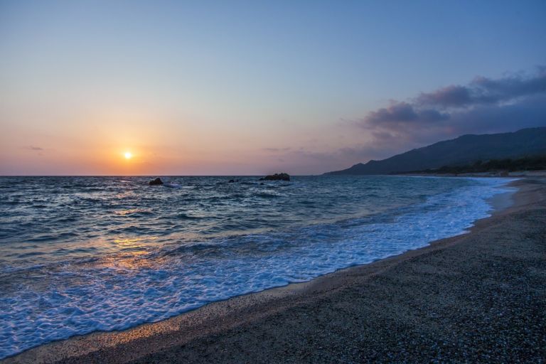 The Greek beach which is the longest in Europe