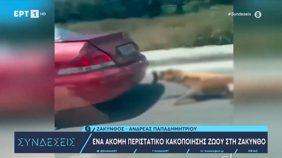 Ζάκυνθος: Έσερνε σκύλο με Ι.Χ. – Επενέβη ο Υπουργός
