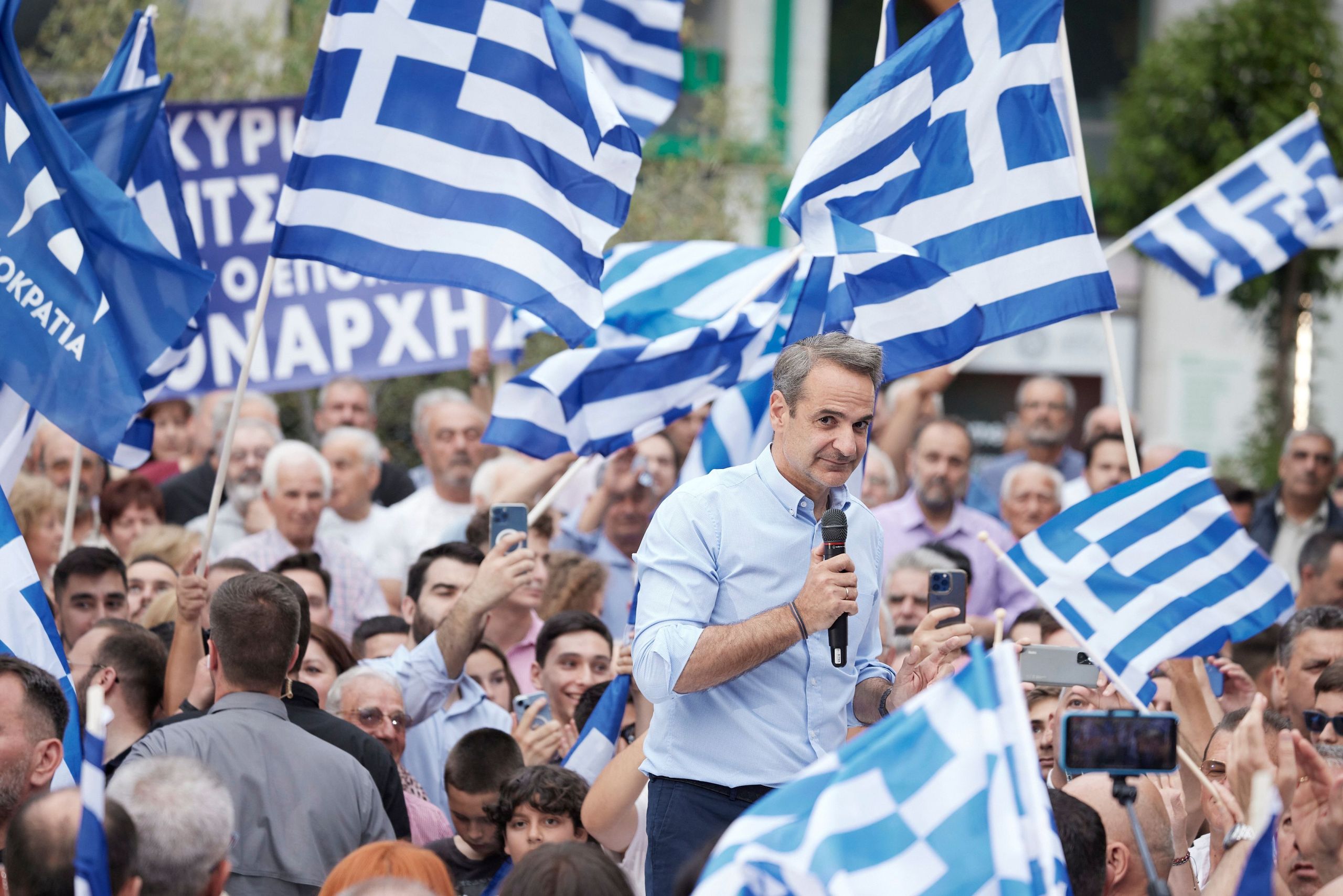Μητσοτάκης από Κατερίνη: Η δουλειά δεν έχει τελειώσει ακόμη