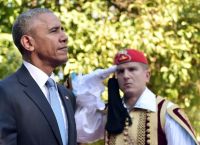 Former US President Barack Obama is in Athens