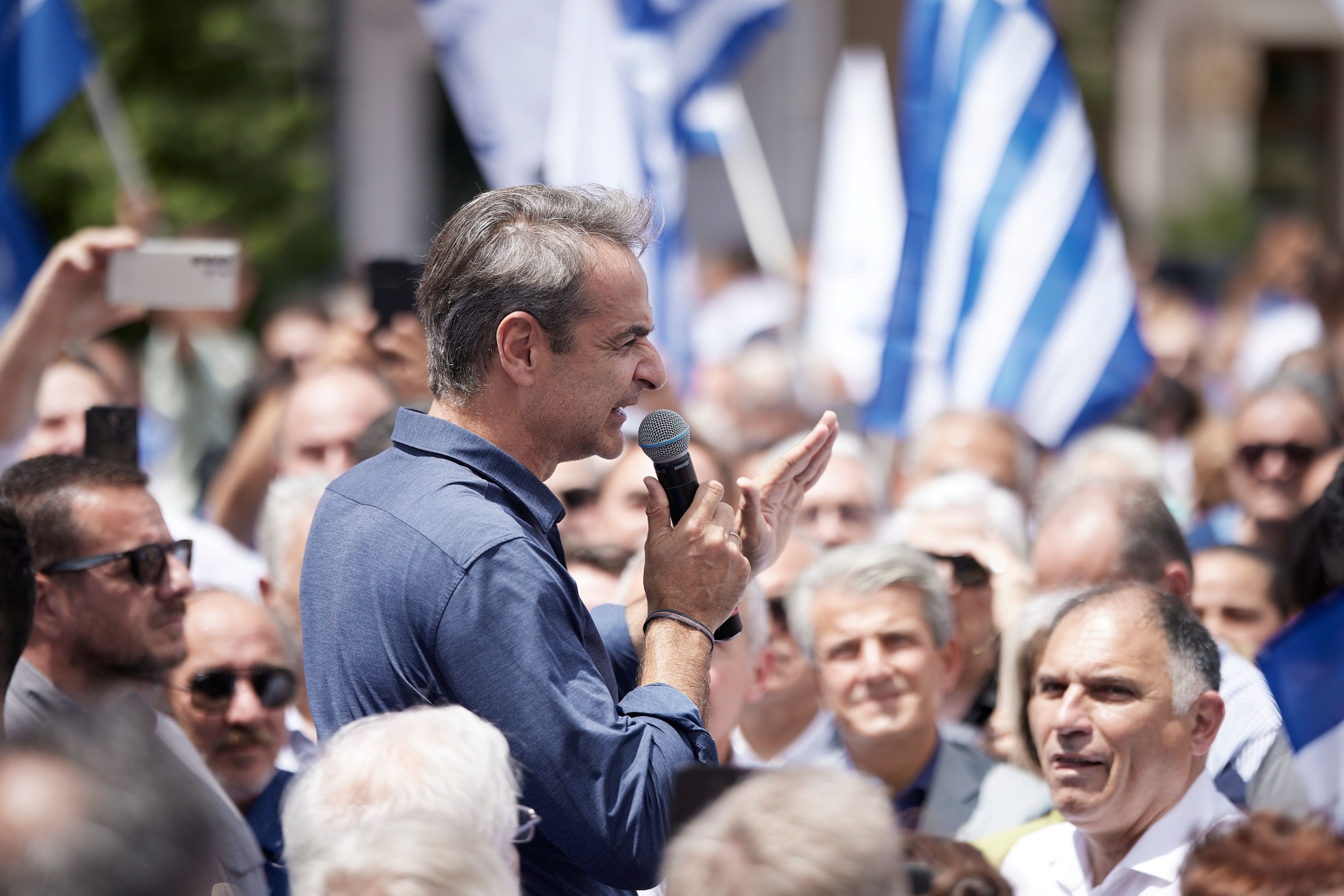 Μητσοτάκης στο Γύθειο: Καθάρματα οι διακινητές που εκμεταλλεύονται τον ανθρώπινο πόνο