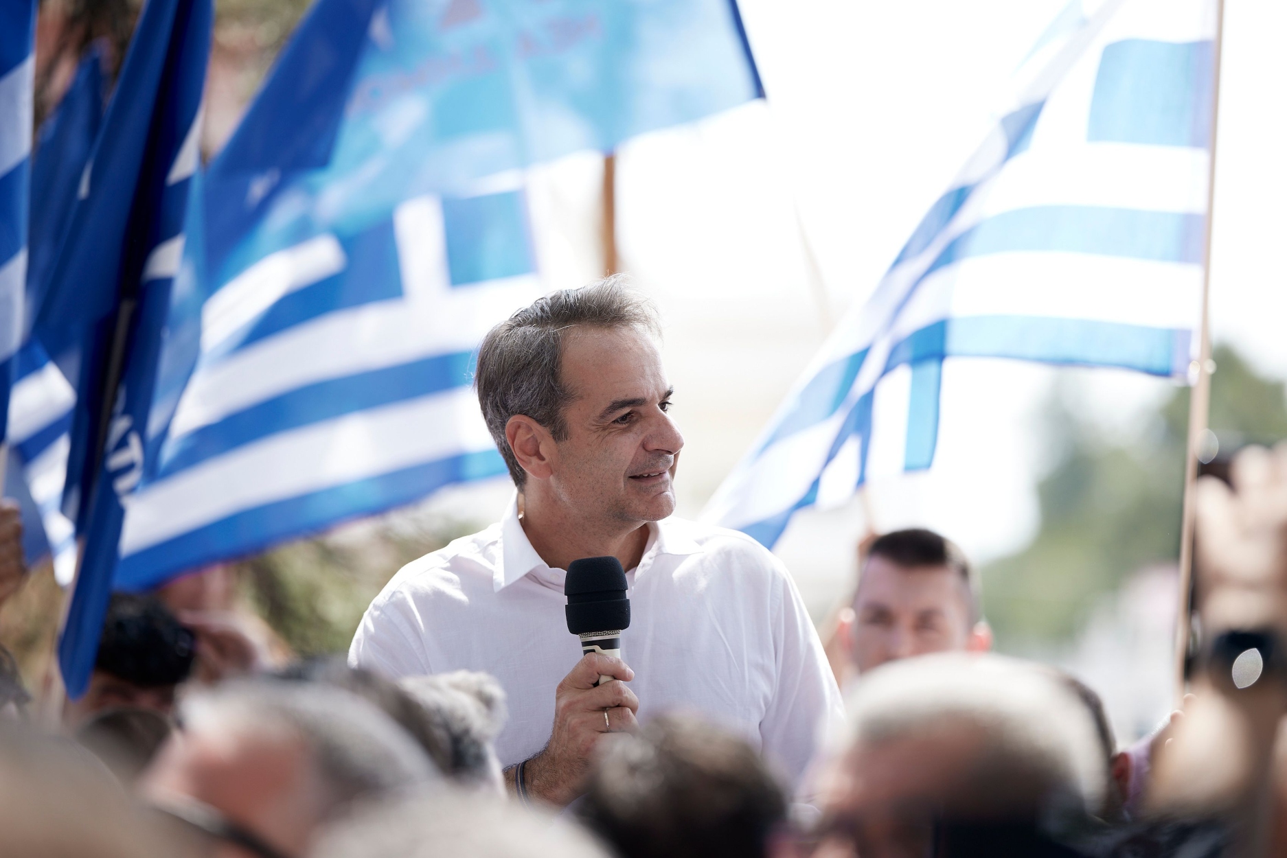 Μητσοτάκης από Ωραιόκαστρο: Το στοίχημα της κάλπης είναι αν θα συνεχίσουμε σταθερά ή θα γυρίσουμε πίσω