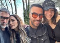 Βανδή: Με την κόρη της Μελίνα και τον Μπισμπίκη στη Μύκονο