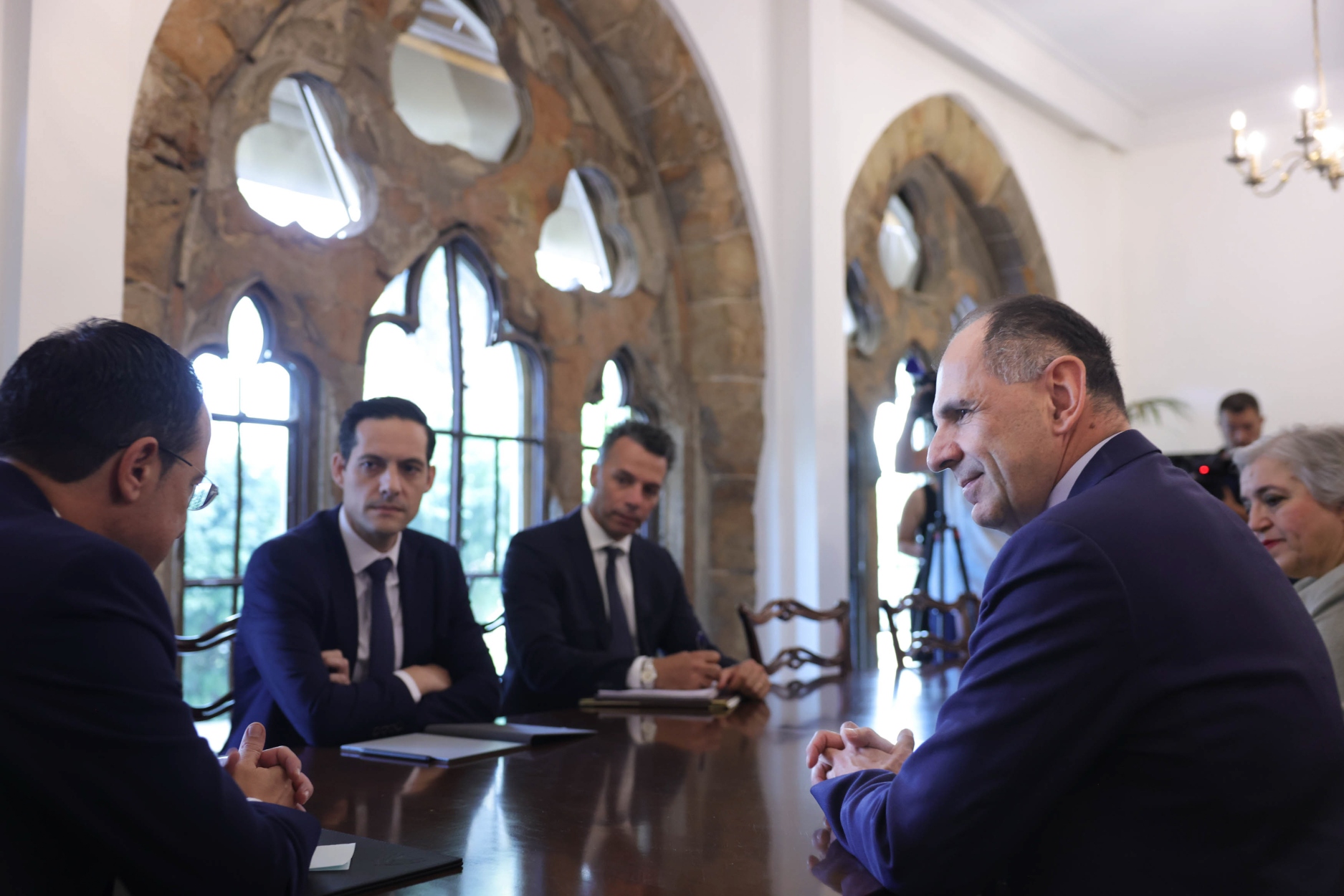 Γεραπετρίτης: Συναντήθηκε με τον Χριστοδουλίδη «Το Κυπριακό να τύχει δίκαιης λύσης»