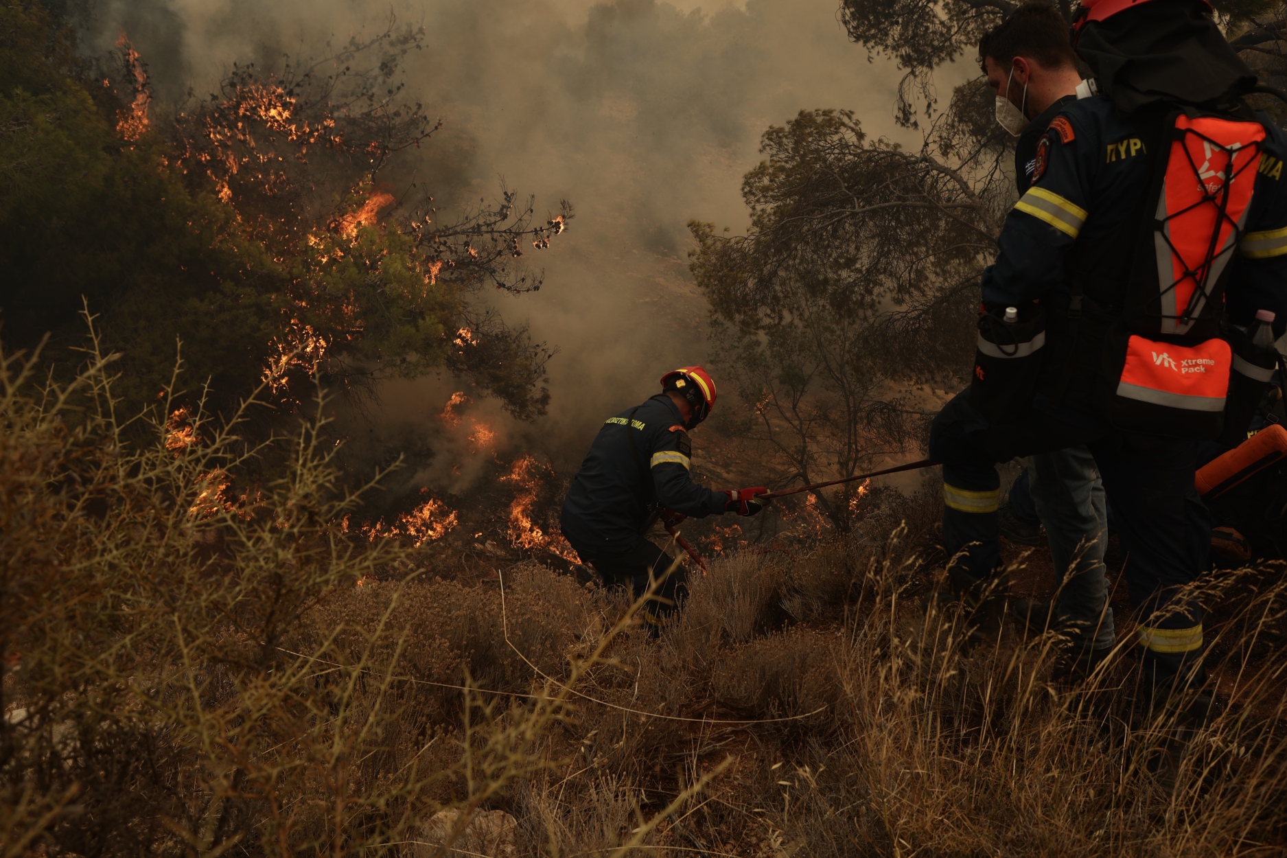 Φωτιά στη Ρόδο: Εντολή εκκένωσης του χωριού Απόλλωνας