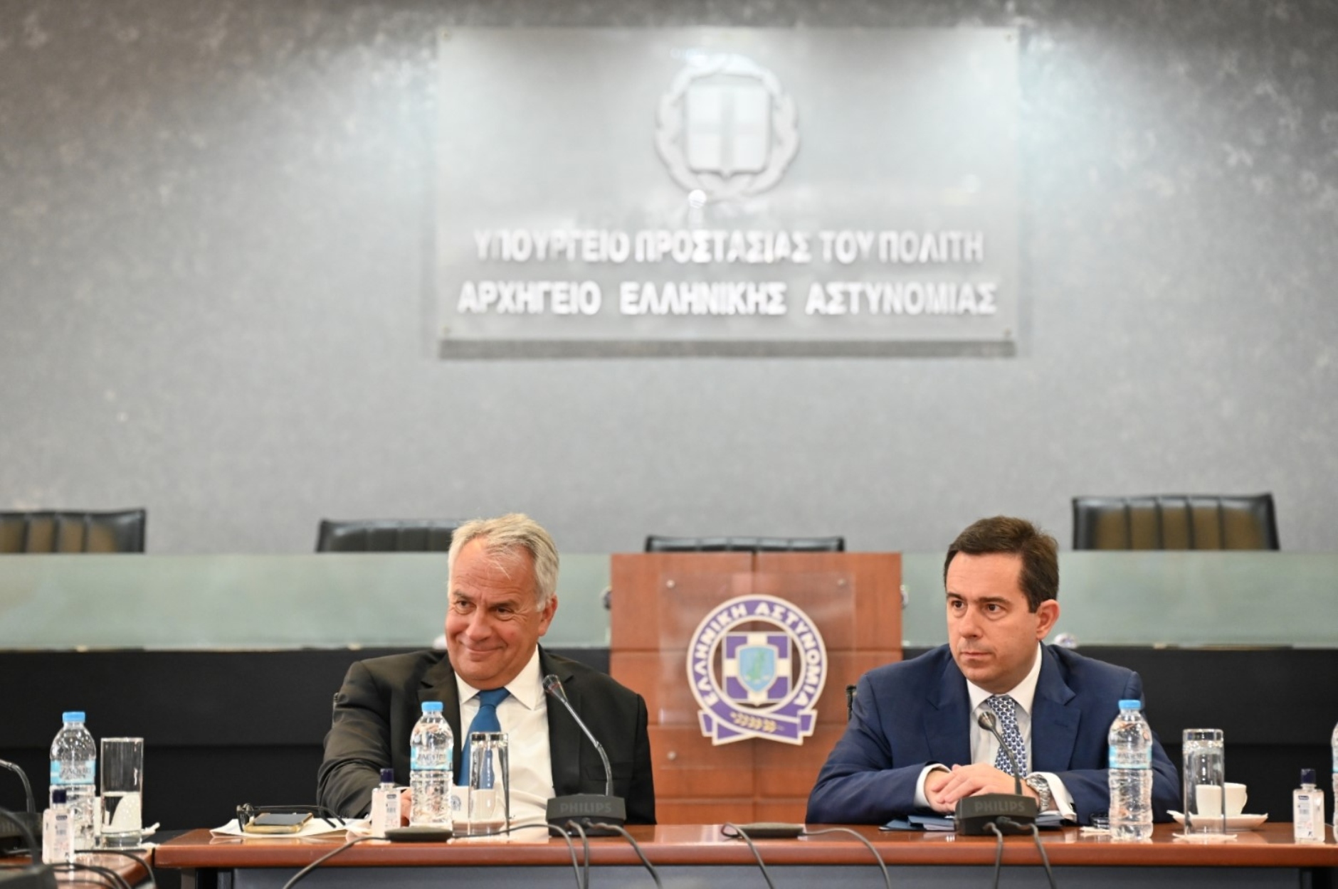 Συνάντηση Βορίδη – Μηταράκη: Η εγκληματικότητα στην Δυτική Αττική στην ατζέντα