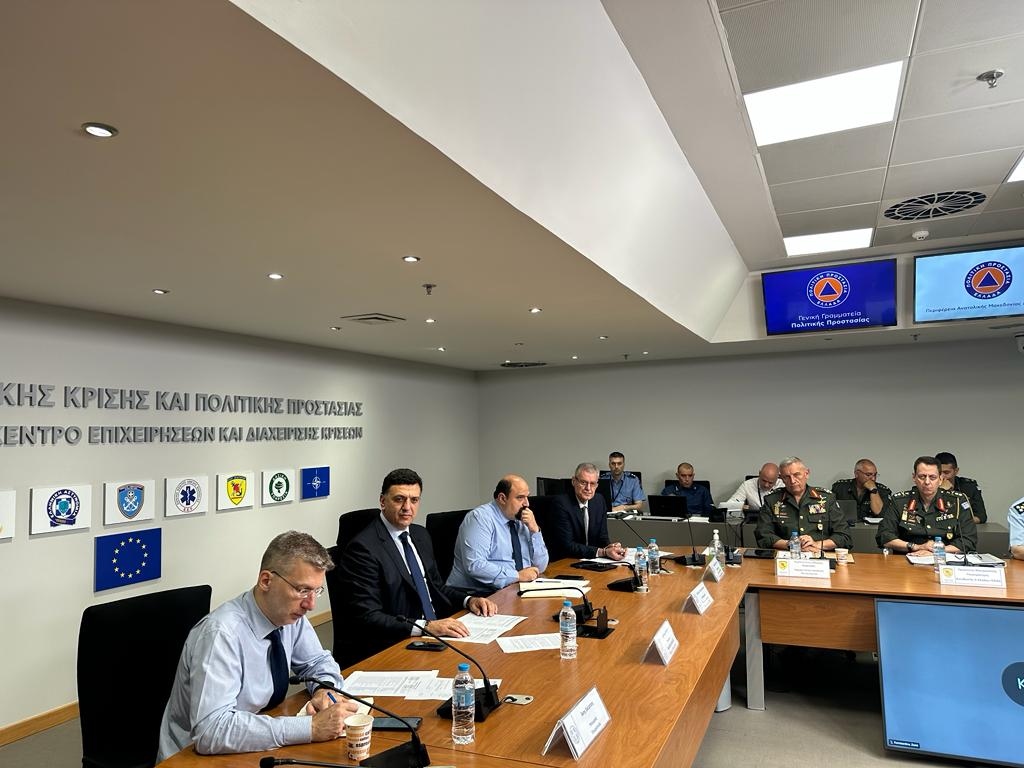 Σύσκεψη για την τρέχουσα αντιπυρική περίοδο