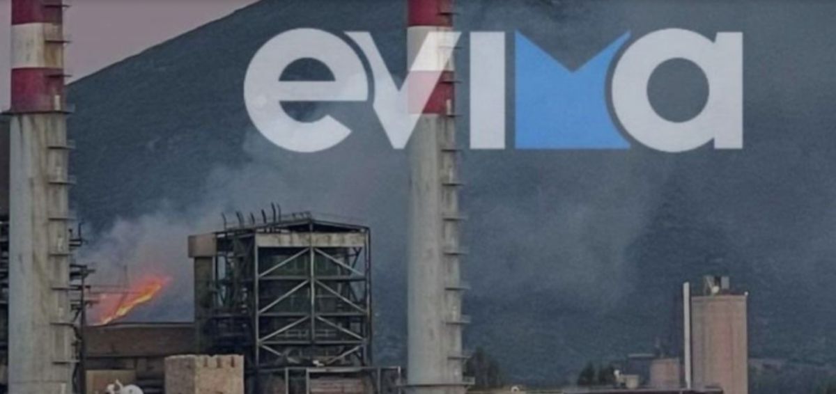 Εύβοια: Ξέσπασε φωτιά κοντά σε εργοστάσιο της ΔΕΗ στο Αλιβέρι