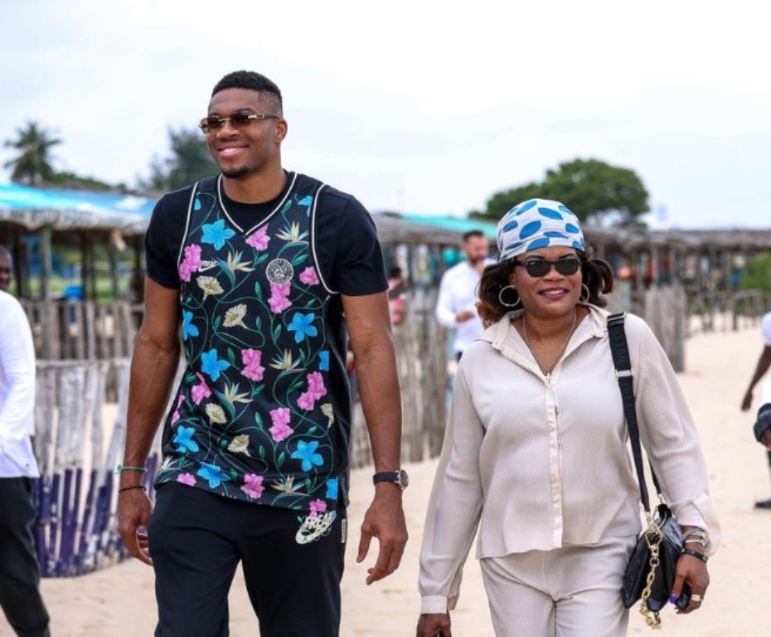 NBA Superstar Giannis Antetokounmpo made his first visit to Nigeria