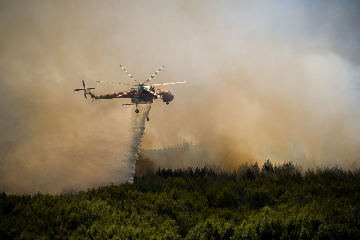 Υψηλός κίνδυνος πυρκαγιάς και για αύριο Τετάρτη σε έξι περιοχές – Δείτε τον χάρτη