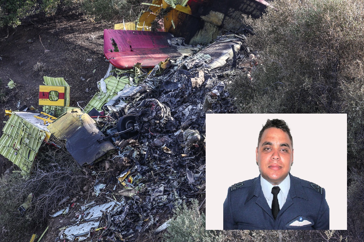 Πτώση Canadair: Σήμερα στις 11:00 η κηδεία του Σμηναγού Χρήστου Μουλά στα Χανιά