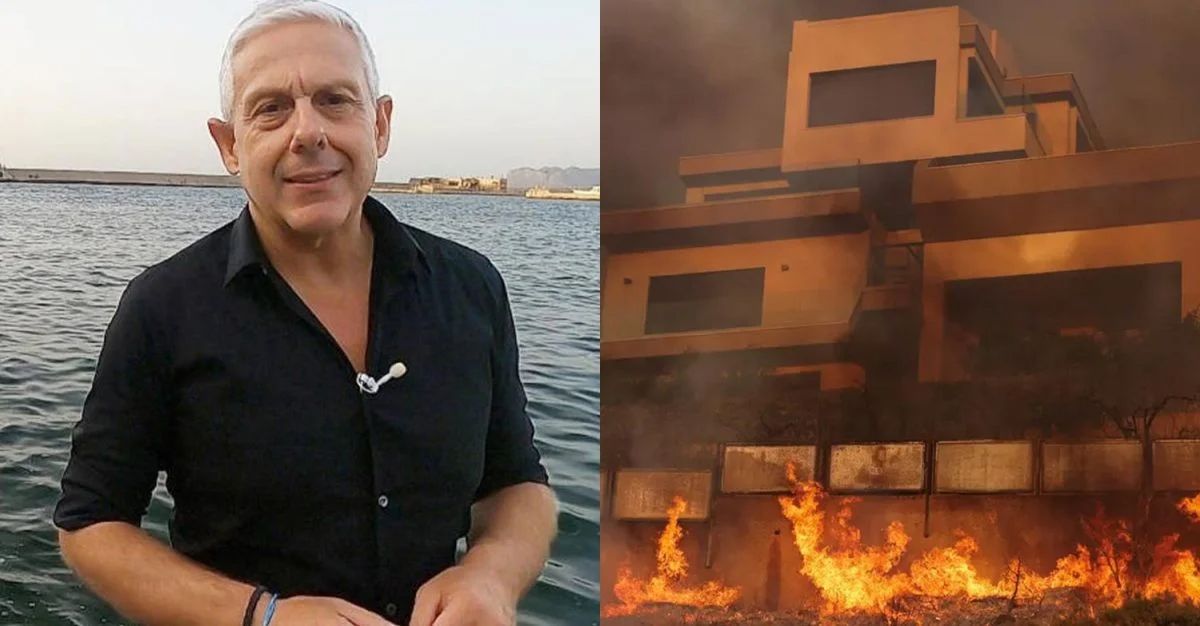 Όλο το διαδίκτυο βγάζει το καπέλο στον Τάσο Δούση: Με 3 κουβέντες είπε ποιοι ευθύνονται για τις πυρκαγιές