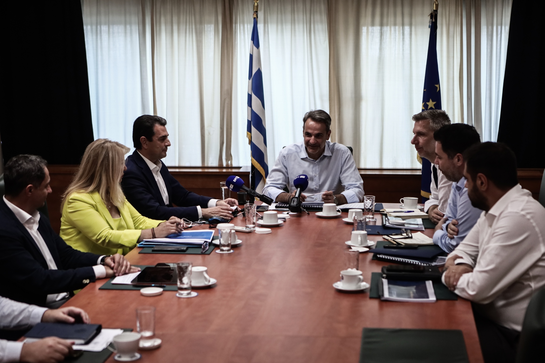 Μητσοτάκης στο υπουργείο Ανάπτυξης: Έρχονται μέτρα κατά της αισχροκέρδειας