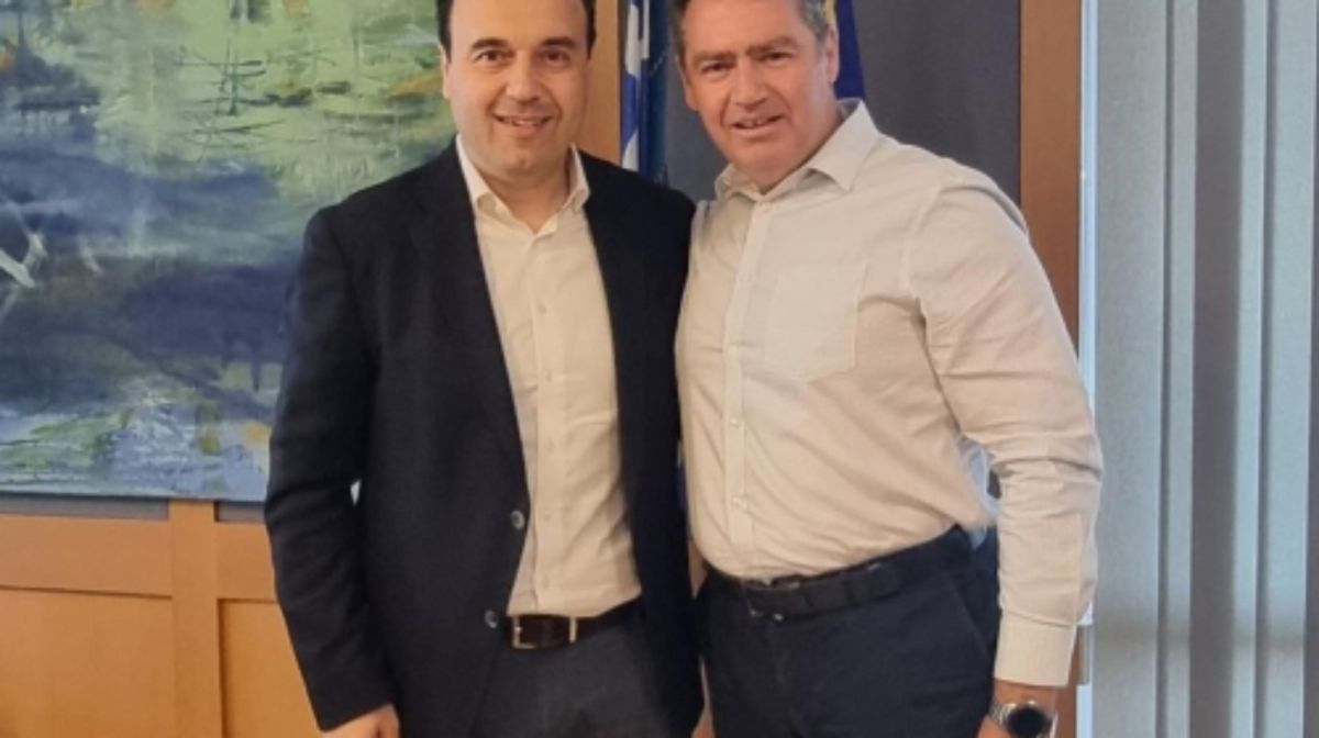 Συνάντηση Δημάρχου Χερσονήσου με τον Υπουργό Ψηφιακής Διακυβέρνησης
