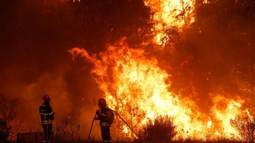 Μάχη με τις φλόγες δίνουν οι πυροσβεστικές δυνάμεις στη Πορτογαλία – Απομακρύνθηκαν 1.400 άνθρωποι