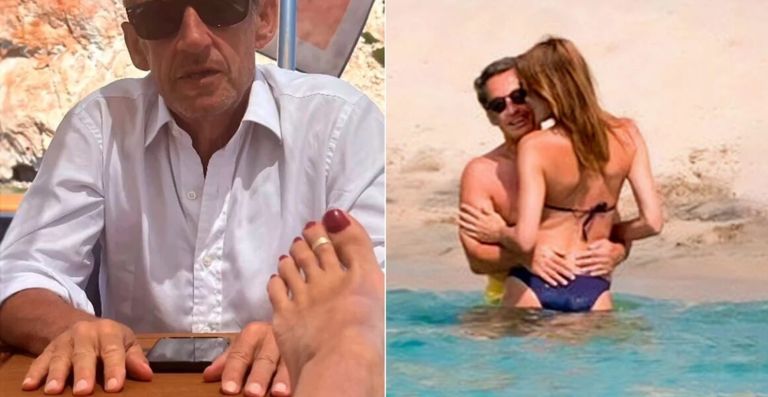 Nicolas Sarkozy and Carla Bruni holiday in Folegandros – “It’s all about walking”