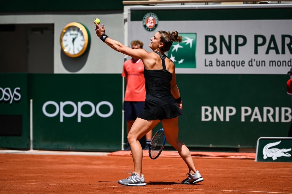 Maria Sakkari beat Emiliana Arango in the Quarter Final of the 2023 Guadalajara Open in Women’s Singles