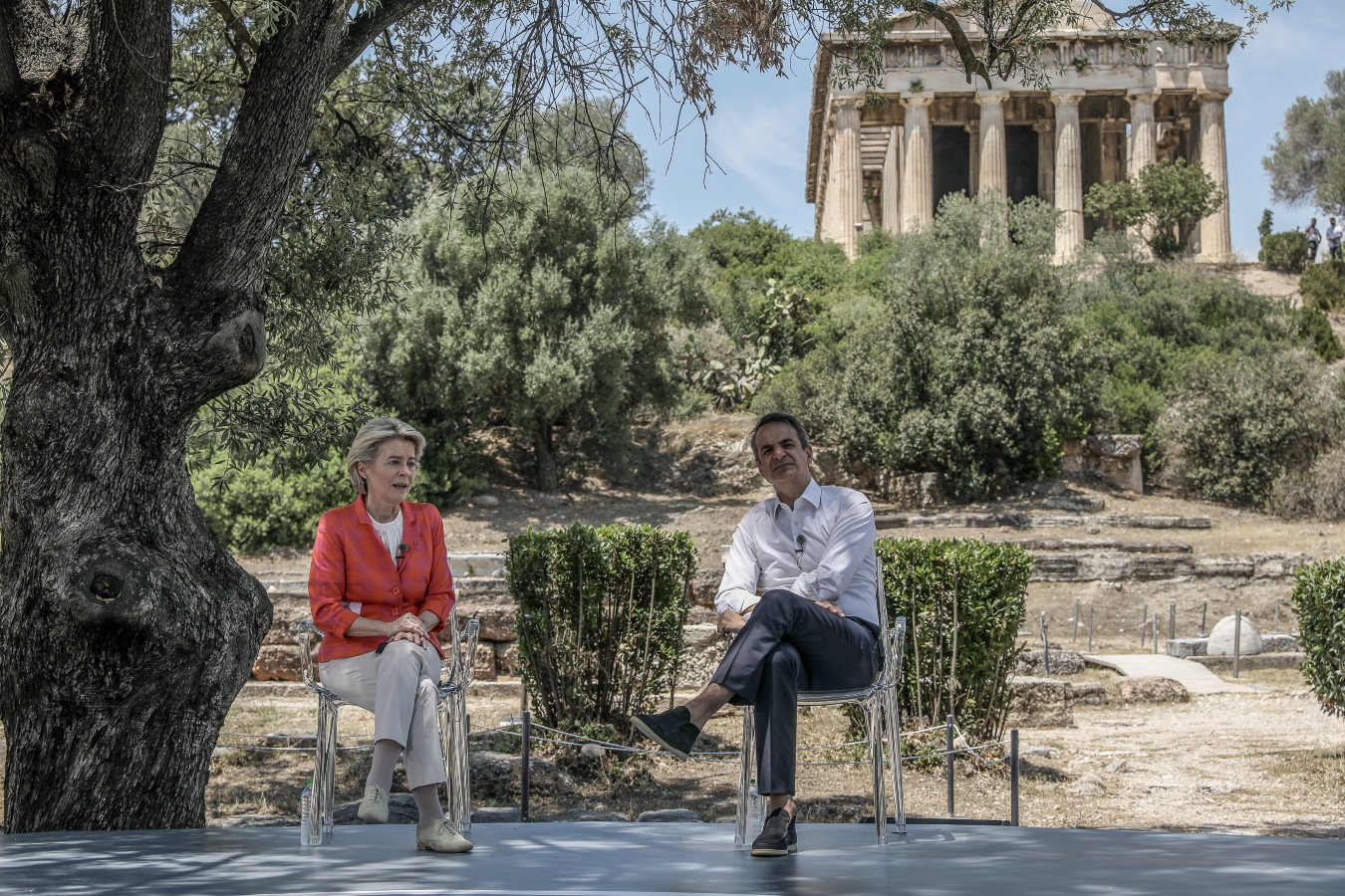 Στα Χανιά η Ούρσουλα φον ντερ Λάιεν προσκεκλημένη του Κυριάκου Μητσοτάκη