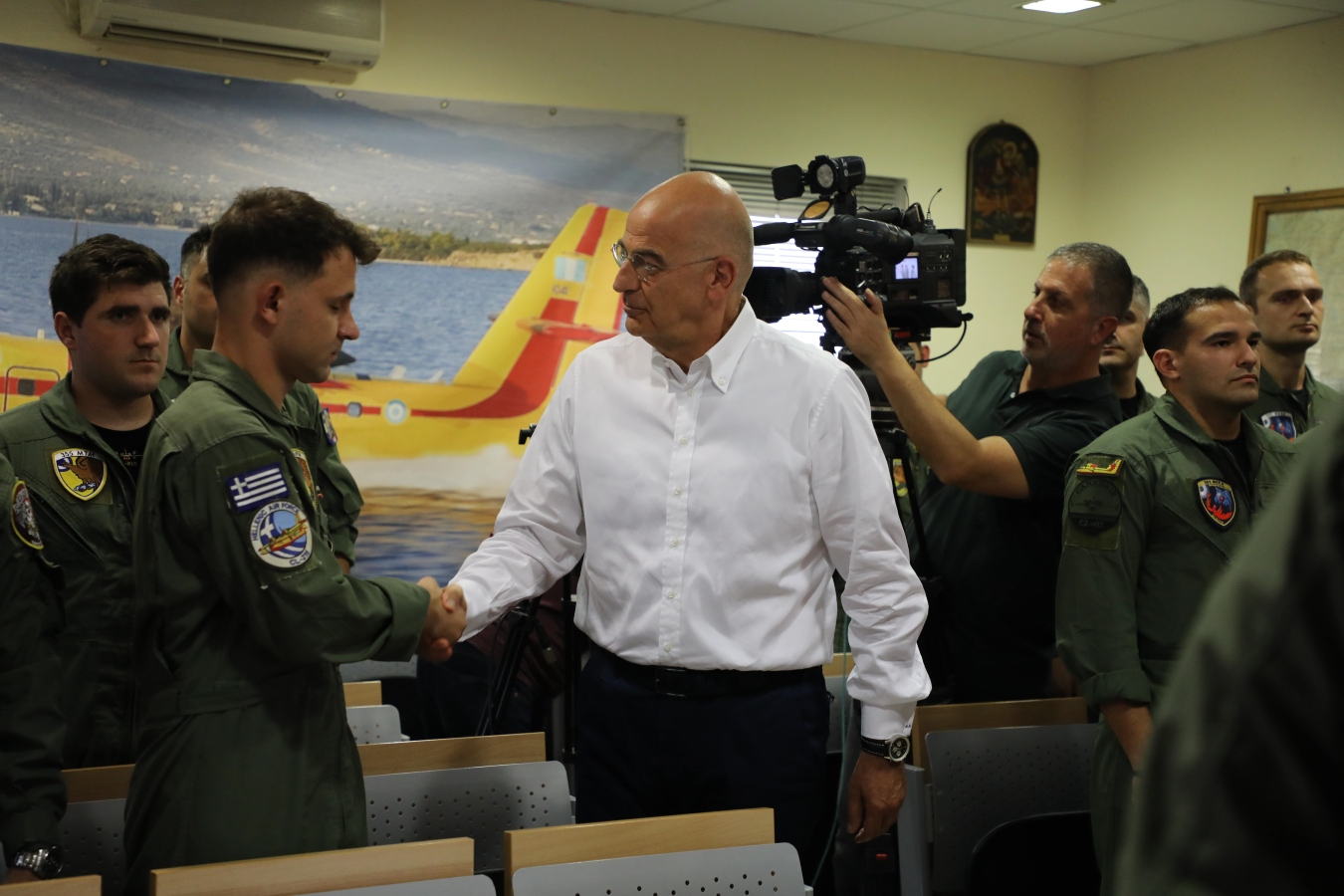 Δένδιας από την 112 ΠΜ: Αυξάνεται το πτητικό επίδομα των πιλότων των πυροσβεστικών αεροσκαφών