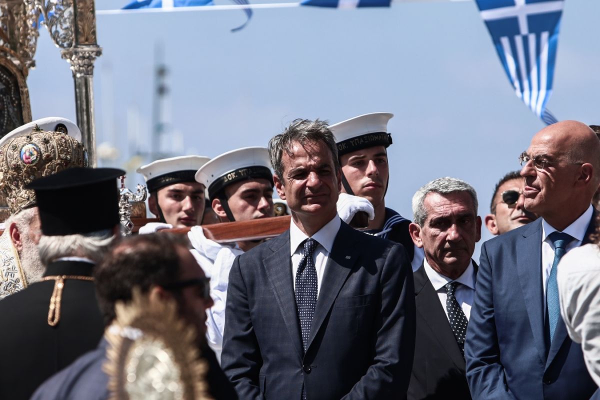 Κυριάκος Μητσοτάκης στην Τήνο: Έχουμε κάθε λόγο να κοιτάζουμε με αισιοδοξία το μέλλον