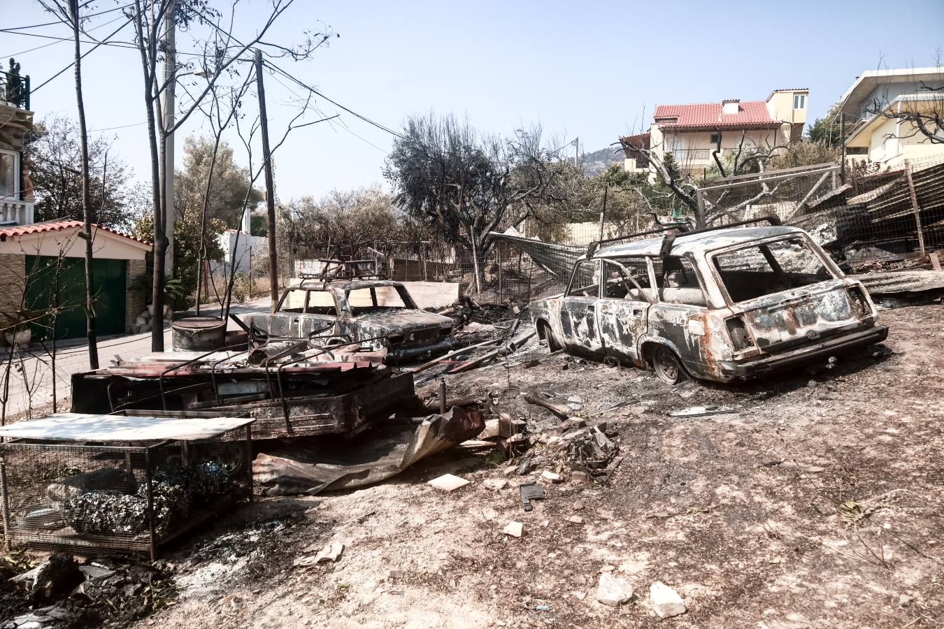 Τέσσερις προσαγωγές υπόπτων για εμπρησμούς σε Αυλώνα και Μενίδι