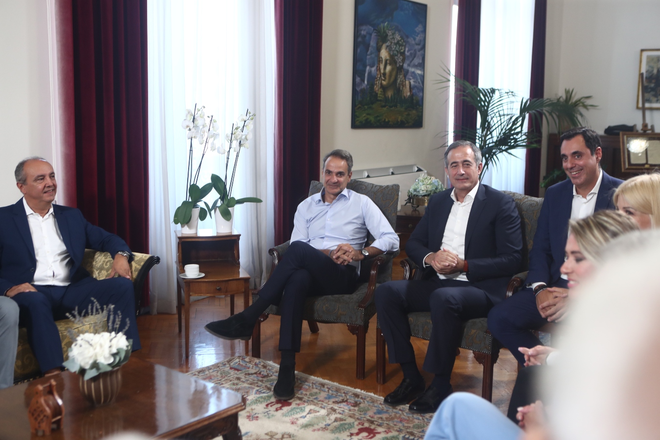 Μητσοτάκης: Ξεκίνησαν οι συναντήσεις του με εκπροσώπους φορέων στην Θεσσαλονίκη