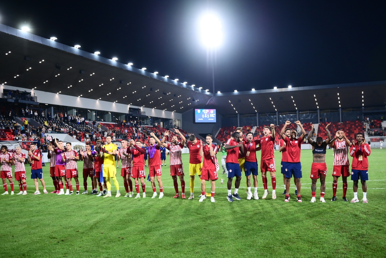 Τσουκαρίτσκι – Ολυμπιακός 0-3: Επίδειξη δύναμης από τους «ερυθρόλευκους»
