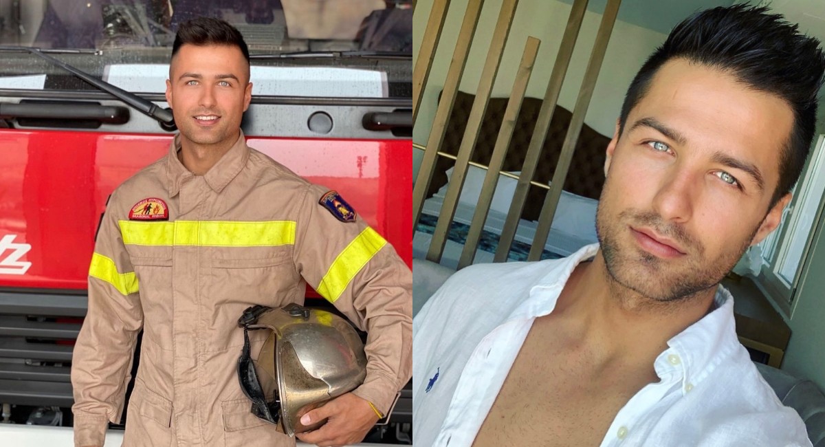 Γιάννης Τσολάκης: Ο πρώην παίκτης του Survivor βοηθάει να σβήσει τη φωτιά στον Ασπρόπυργο