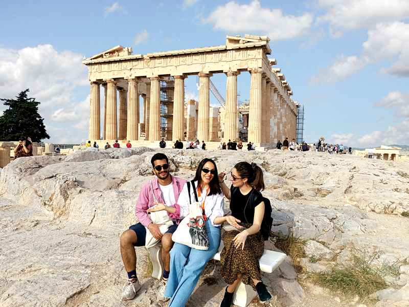 Acropolis pilot program, beginning in Sept. sets maximum cap on daily visitors, divided into hourly basis