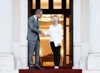 Bilateral relations, energy cooperation and migration dominate Mitsotakis-Meloni meeting