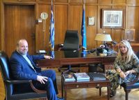 Συνάντηση της Υφυπουργού Ανάπτυξης με τον Διοικητή της Δ.ΥΠ.Α