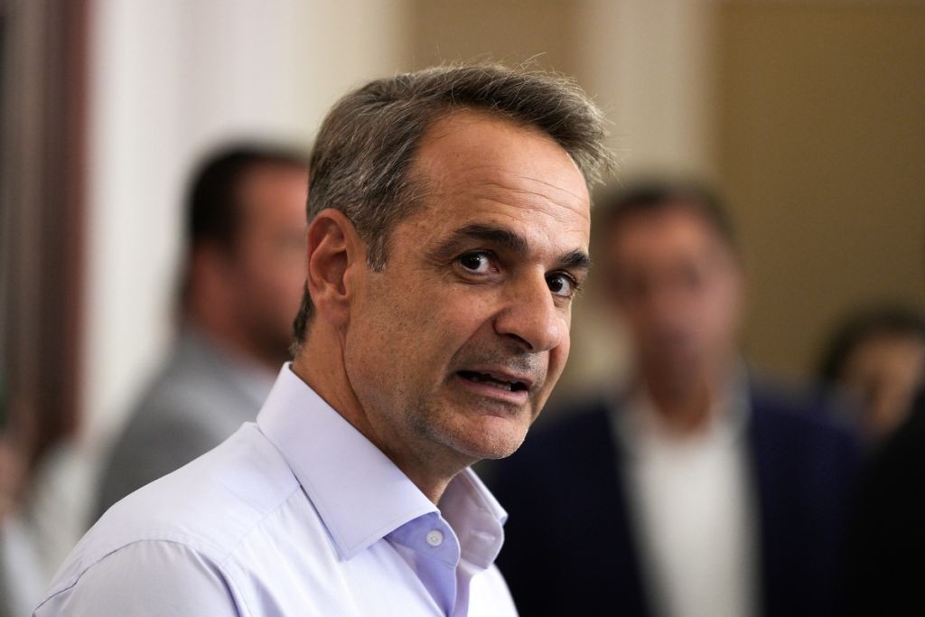 Μητσοτάκης: Το δίκτυο ύδρευσης και ο απεγκλωβισμός ανθρώπων προτεραιότητες για Βόλο και Πήλιο
