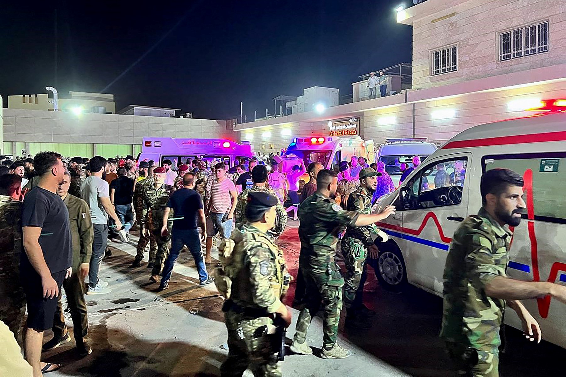 Ιράκ: Πυρκαγιά σε γαμήλια δεξίωση- Πάνω από 100 νεκροί, 150 τραυματίες