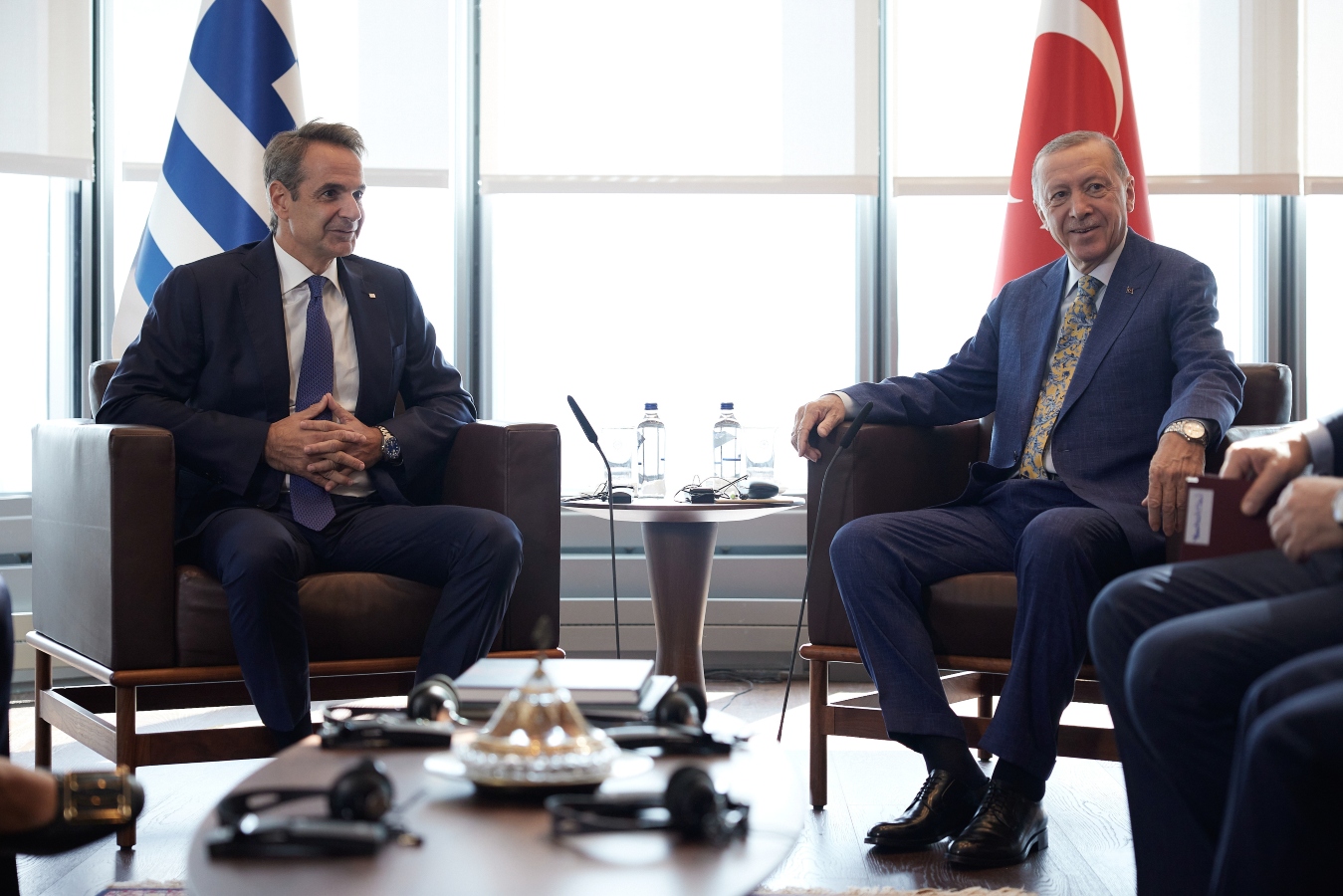 Ολοκληρώθηκε η συνάντηση Μητσοτάκη με Ερντογάν στη Νέα Υόρκη – Διήρκεσε μία ώρα [vid]