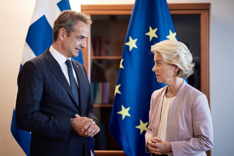 Μητσοτάκης – Ούρσουλα φον ντερ Λάιεν: Θα κινητοποιήσουμε πόρους 2,2 δισ, ευρώ [vid]