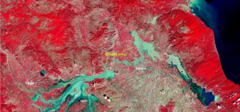 Copernicus: New satellite image reveals the extent of the disaster in Thessaly