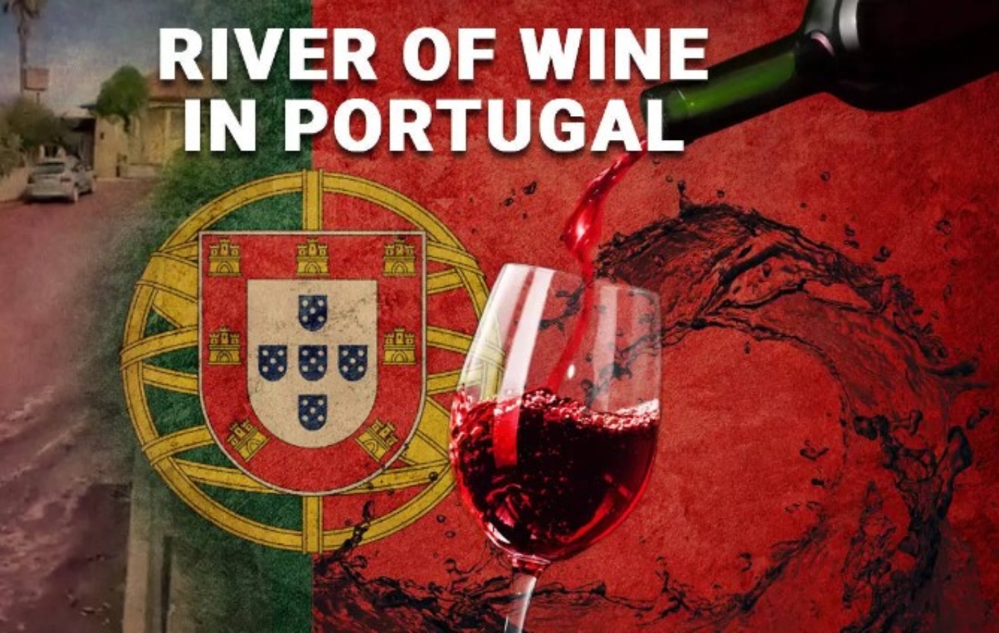 Πορτογαλία: Χωριό πλημμύρισε από κόκκινο κρασί [vid]