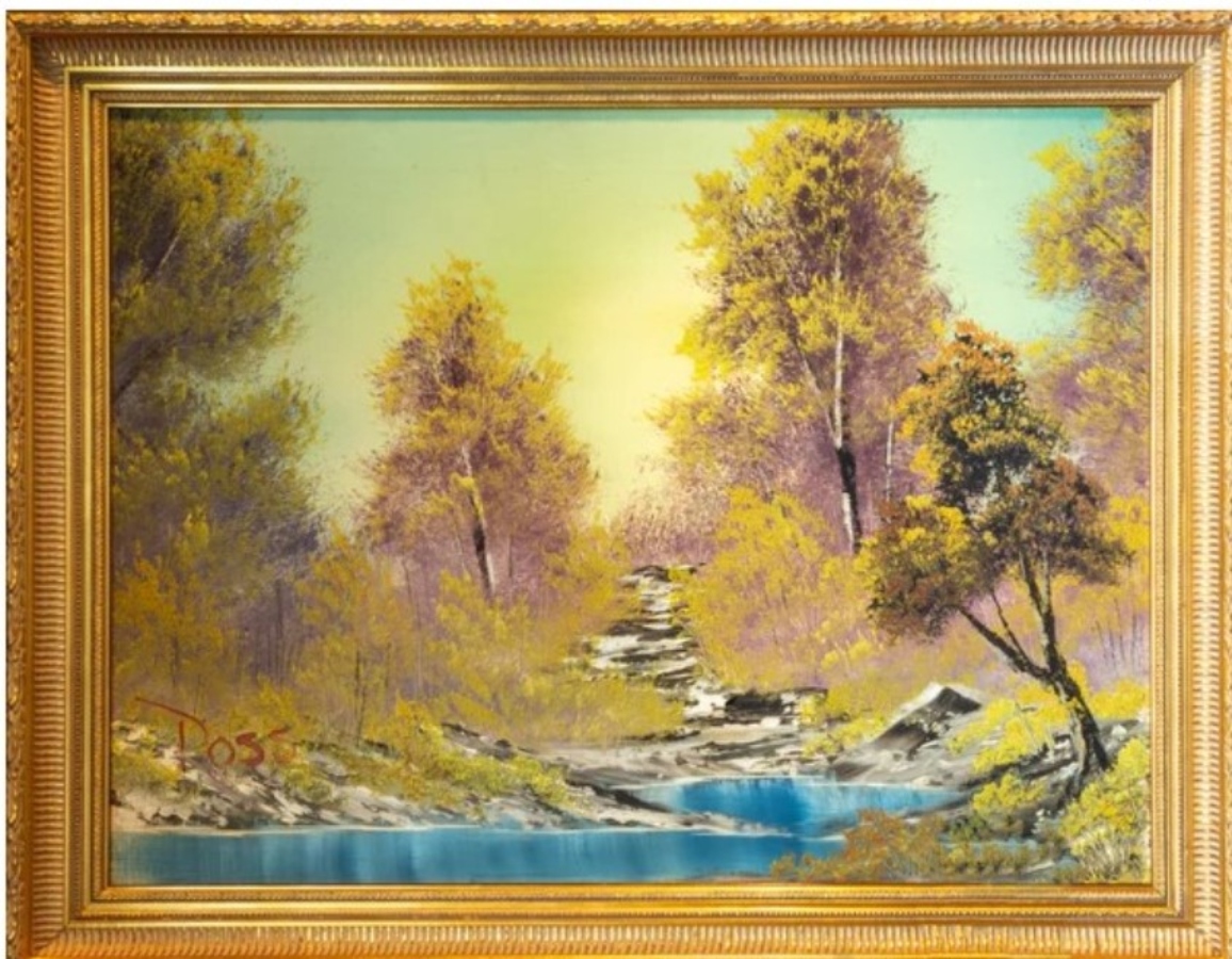 Bob Ross: Ο πρώτος πίνακας που έφτιαξε στην εκπομπή του πωλείται για αστρονομικό ποσό