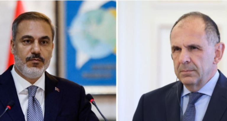 Σε εξέλιξη το γεύμα Φιντάν – Γεραπετρίτη: Πάνω από 2 ώρες κράτησε η συνάντηση [vid]